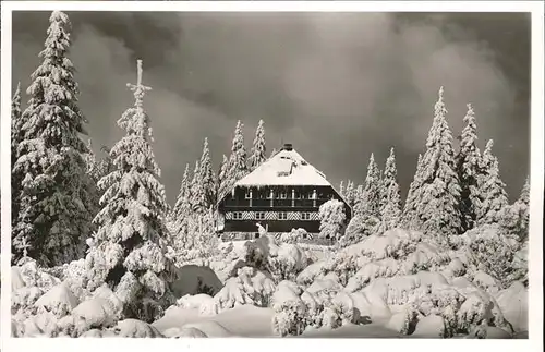 AK / Ansichtskarte Seebach Ottenhoefen Schwarzwald Darmstaedter Huette Wanderhuette Kat. Ottenhoefen im Schwarzwald