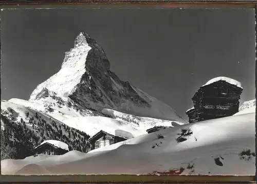 AK / Ansichtskarte Zermatt VS Matterhorn Kat. Zermatt