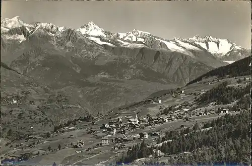 AK / Ansichtskarte Graechen VS Nesthorn Aletschhorn Kat. Graechen