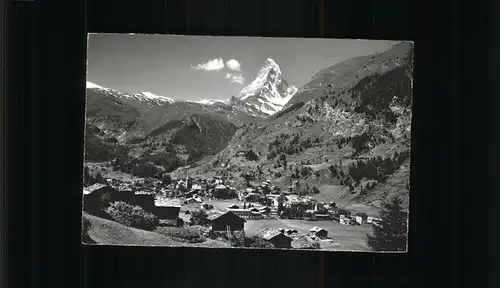 AK / Ansichtskarte Zermatt VS Matterhorn Kat. Zermatt