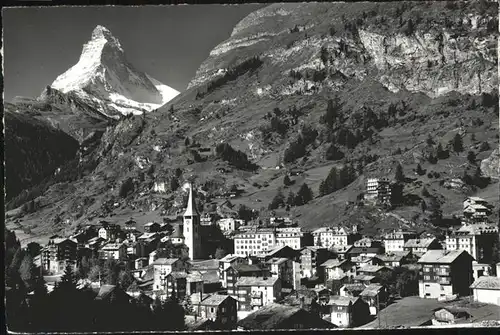 AK / Ansichtskarte Zermatt VS Matterhorn Kat. Zermatt