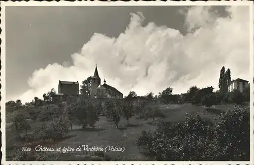 AK / Ansichtskarte kk07960 Venthone Chateux et eglise Kategorie. Venthone Alte Ansichtskarten