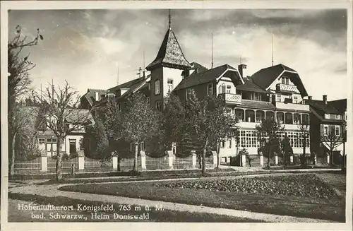 AK / Ansichtskarte Koenigsfeld Schwarzwald Heim Doniswald / Koenigsfeld im Schwarzwald /Schwarzwald-Baar-Kreis LKR