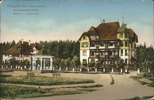 AK / Ansichtskarte Koenigsfeld Schwarzwald Schwarzwald Hotel / Koenigsfeld im Schwarzwald /Schwarzwald-Baar-Kreis LKR