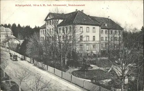 AK / Ansichtskarte Koenigsfeld Schwarzwald Maedchenanstalt / Koenigsfeld im Schwarzwald /Schwarzwald-Baar-Kreis LKR