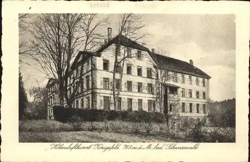 AK / Ansichtskarte Koenigsfeld Schwarzwald Haus / Koenigsfeld im Schwarzwald /Schwarzwald-Baar-Kreis LKR