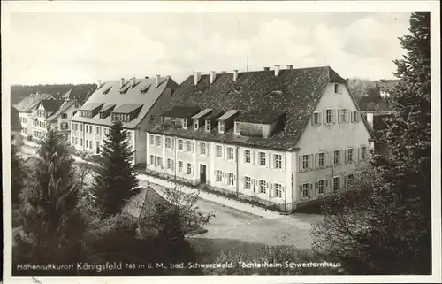 AK / Ansichtskarte Koenigsfeld Schwarzwald Toechterheim Schwesternhaus / Koenigsfeld im Schwarzwald /Schwarzwald-Baar-Kreis LKR