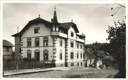 AK / Ansichtskarte Koenigsfeld Schwarzwald Schulsanatorium Tannenhaus / Koenigsfeld im Schwarzwald /Schwarzwald-Baar-Kreis LKR