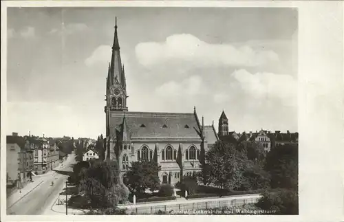 AK / Ansichtskarte Cannstatt Lutherkirche Waiblingerstrasse Kat. Stuttgart