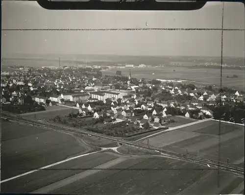 AK / Ansichtskarte Bobingen Fliegeraufnahme / Bobingen /Augsburg LKR