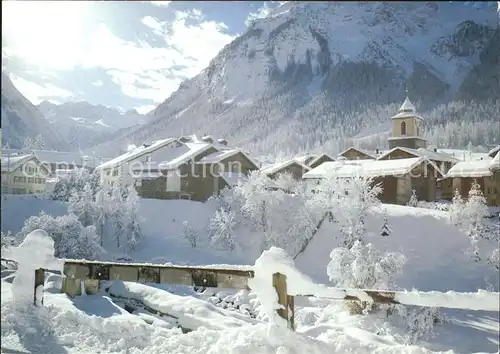 AK / Ansichtskarte Berguen Bravuogn GR Winterliche Dorfpartie / Berguen /Bz. Albula