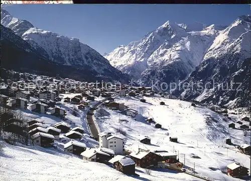 AK / Ansichtskarte Graechen VS mit Matterhorn Brunegghorn Bishorn / Graechen /Bz. Visp