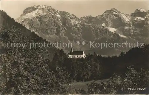 AK / Ansichtskarte Flueeli-Ranft Kirche / Flueeli-Ranft /Bz. Obwalden