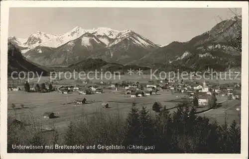 AK / Ansichtskarte Unterwoessen Breitenstein Geigelstein  Kat. Unterwoessen