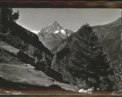 AK / Ansichtskarte Saas Fee Bietschhorn Kat. Saas Fee