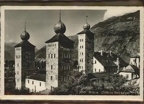 AK / Ansichtskarte Brig Chateau Stockalper Wallis Kat. Brig