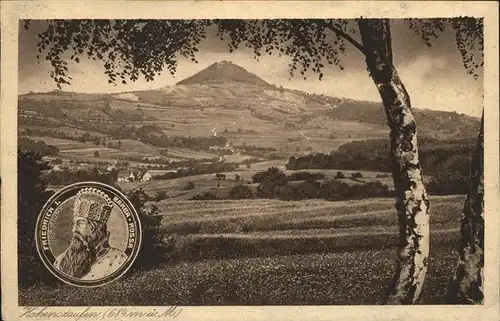 AK / Ansichtskarte Hohenstaufen Panorama mit Burg Hohenstaufen Friedrich Barbarossa Kat. Goeppingen