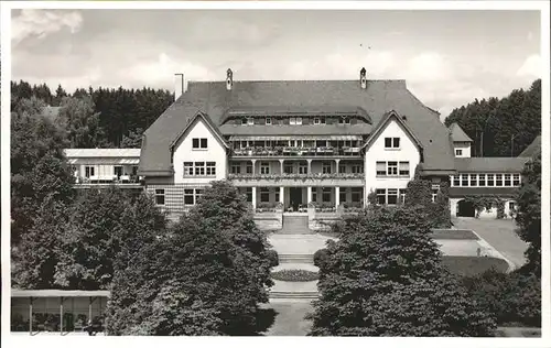 AK / Ansichtskarte Koenigsfeld Schwarzwald Kinder Sanatorium Frieda Klimsch Stiftung / Koenigsfeld im Schwarzwald /Schwarzwald-Baar-Kreis LKR