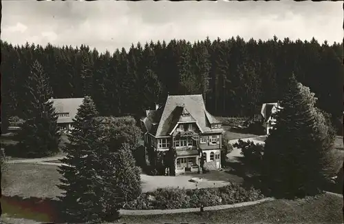 AK / Ansichtskarte Koenigsfeld Schwarzwald Kindersanatorium Sommerhaus Klimsch Stiftung / Koenigsfeld im Schwarzwald /Schwarzwald-Baar-Kreis LKR