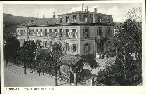 AK / Ansichtskarte Loerrach Staedtisches Krankenhaus Kat. Loerrach