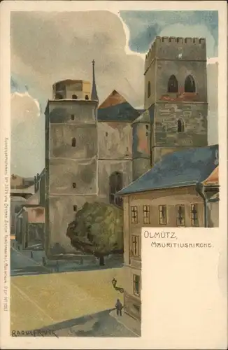 Olmuetz Olomouc Olmuetz Mauritiuskirche Kuenstler Raoul Frank * / Olomouc /