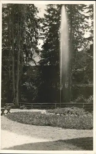 AK / Ansichtskarte Bad Karlsbrunn Tschechien Springbrunnen / Karlova Studanka /