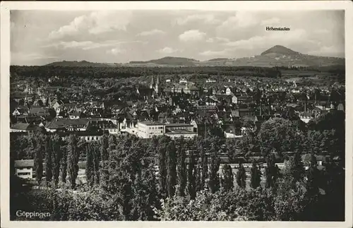 AK / Ansichtskarte Goeppingen Panorama mit Hohenstaufen Kat. Goeppingen