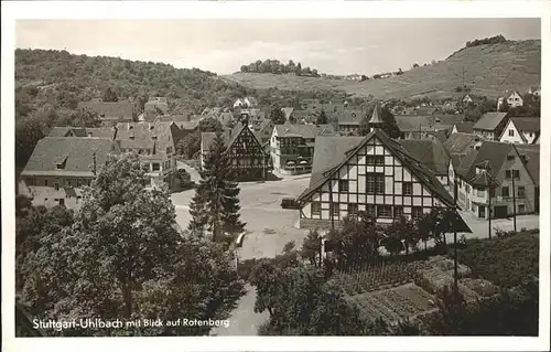 AK / Ansichtskarte Uhlbach Stuttgart Blick auf Rotenberg