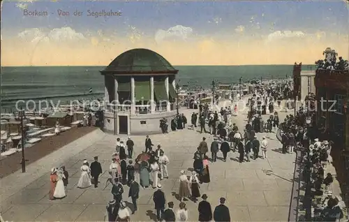 AK / Ansichtskarte Borkum Nordseebad Strandpromenade