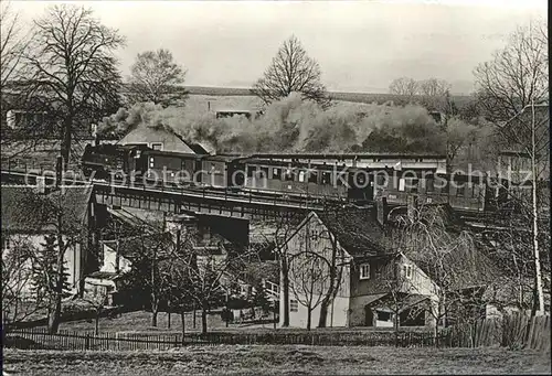 AK / Ansichtskarte Olbersdorf Sachsen Ortsdurchfahrt Schmalspurbahn Zittau Oybin Jonsdorf Kat. Olbersdorf