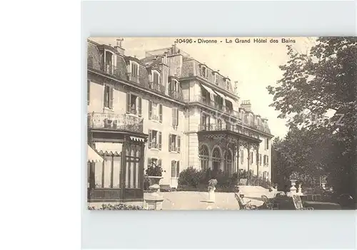 AK / Ansichtskarte Divonne les Bains Le Grand Hotel des Bains Kat. Divonne les Bains