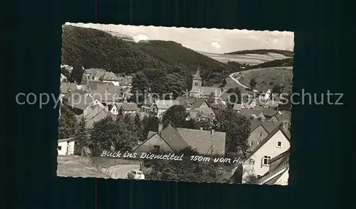 AK / Ansichtskarte Usseln Blick ins Diemeltal Kat. Willingen (Upland)