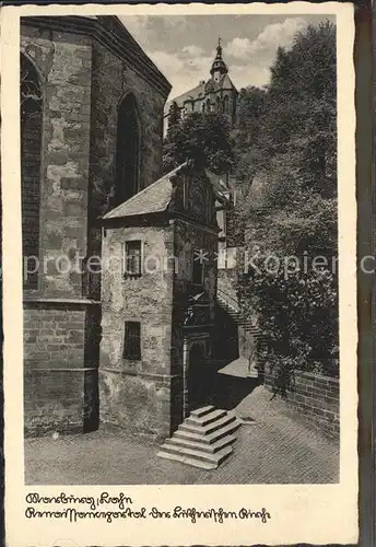 AK / Ansichtskarte Marburg Lahn Renaissanceportal der lutherischen Kirche Schloss Kat. Marburg