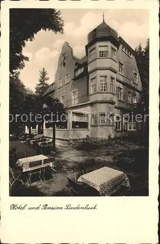 AK / Ansichtskarte Melsungen Fulda Hotel Pension Lindenlust Luftkurort Kat. Melsungen