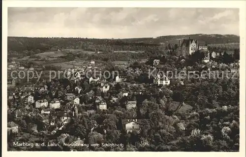 AK / Ansichtskarte Marburg Lahn Nordabhang vom Schlossberg Kat. Marburg