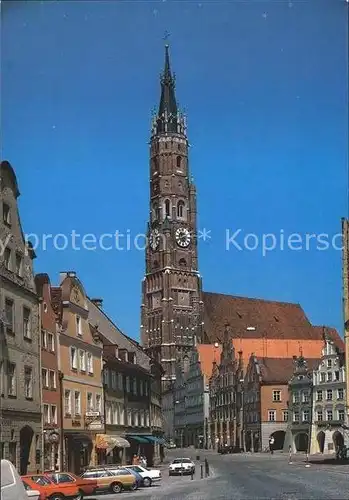 AK / Ansichtskarte Landshut Isar St Martins Kirche Kat. Landshut