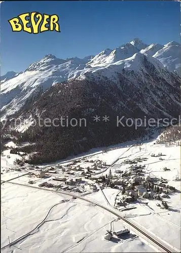 AK / Ansichtskarte Bever Maloja mit Piz Padella und Piz Ot Alpenpanorama Kat. Bever