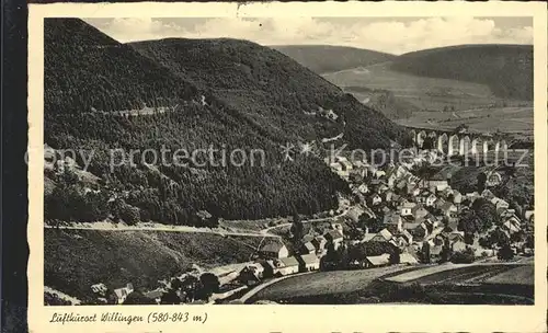 AK / Ansichtskarte Willingen Sauerland Panorama Luftkurort Wintersportplatz Viadukt Kat. Willingen (Upland)