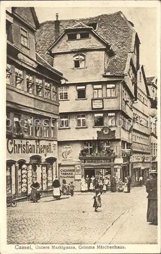 AK / Ansichtskarte Cassel Kassel Untere Marktgasse Grimms Maerchenhaus Kat. Kassel