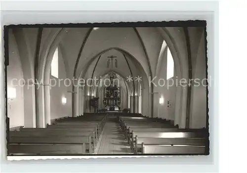 AK / Ansichtskarte Varel Jadebusen Inneres der evangelischen Kirche Altar Kat. Varel