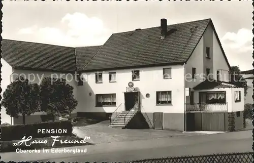 AK / Ansichtskarte Oberorke Pension Haus Freund Kat. Voehl