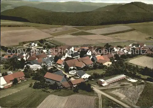 AK / Ansichtskarte Bad Wildungen Fliegeraufnahme Cafe Pension Bauernstube Kat. Bad Wildungen