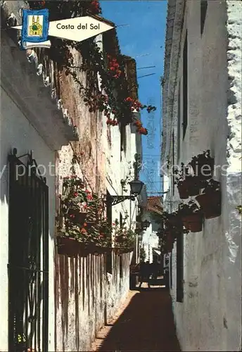 AK / Ansichtskarte Costa Del Sol Calle Tipica Kat. Spanien