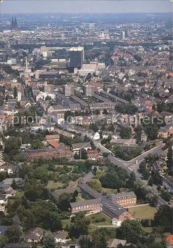 AK / Ansichtskarte Koeln Rhein Kloster zur Heiligen Elisabeth Fliegeraufnahme Kat. Koeln