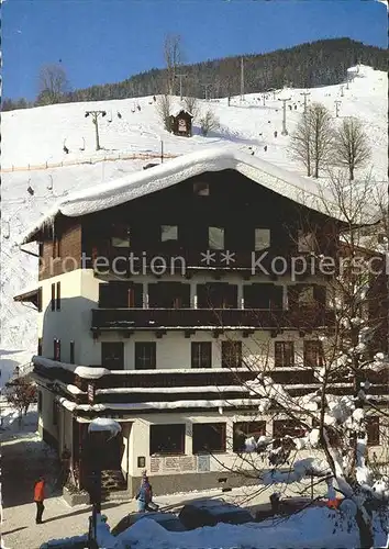 AK / Ansichtskarte Saalbach Hinterglemm Hotel Peter Kat. Saalbach Hinterglemm