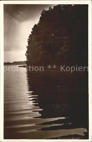 AK / Ansichtskarte Scharmuetzelsee Der malerische Springsee Kat. Bad Saarow