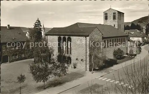 AK / Ansichtskarte Mosbach Baden Caecilienkirche Stadt der Fachwerkhaeuser Kat. Mosbach