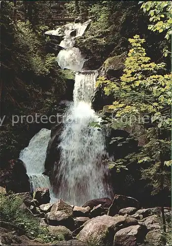 AK / Ansichtskarte Triberg Schwarzwald Wasserfall Kat. Triberg im Schwarzwald