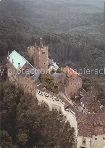 AK / Ansichtskarte Eisenach Thueringen Wartburg Luftbildserie Interflug Kat. Eisenach