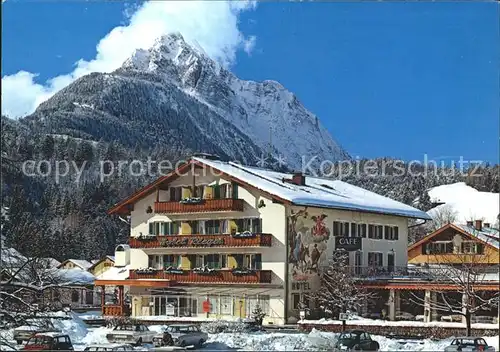 AK / Ansichtskarte Mittenwald Bayern Hotel Rieger Kat. Mittenwald